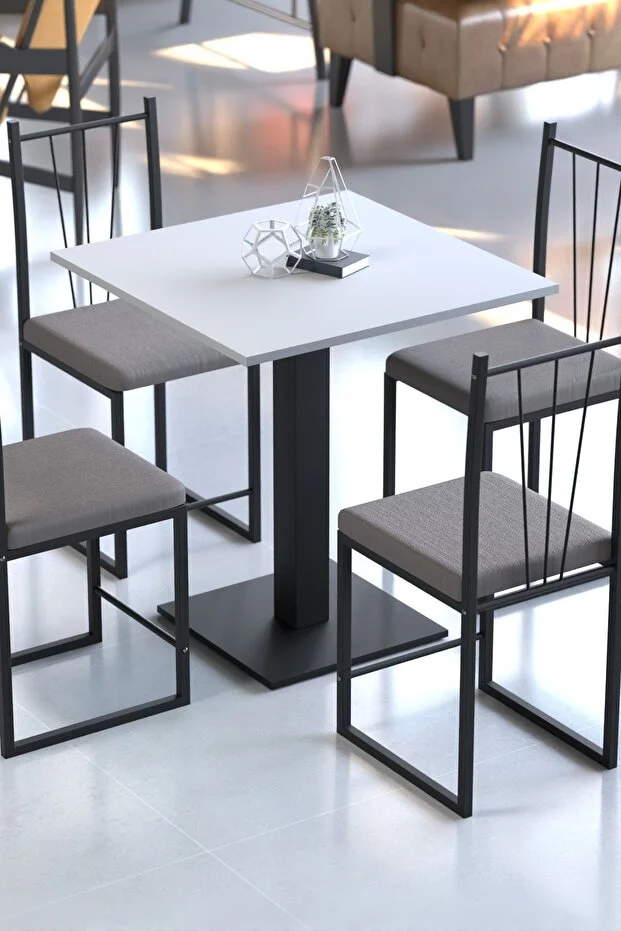 KLAS 70/70 BEYAZ KARE MUTFAK MASASI,YEMEK MASASI. BİSTRO MASA